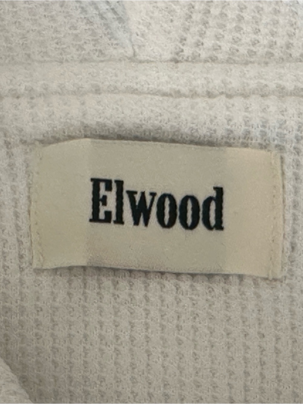 Elwood White Cropped Zip-Up Hoodie - Picture 6 of 9